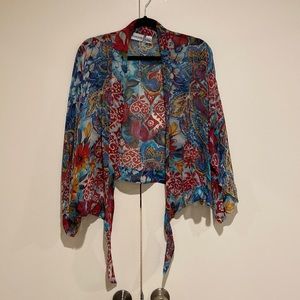 100% silk wrap by Chicos